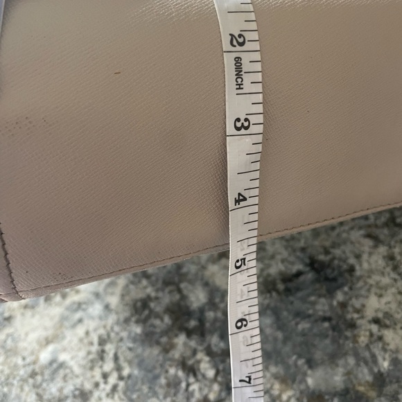 Tory Burch Light Gray logo Canvas Tote Bag authentic EUC!! Neutral - Picture 16 of 16